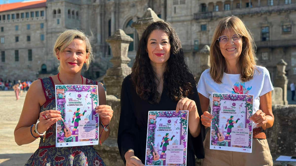Fotografía que ilustra la noticia: A VIII Feira das Emprendedoras de Compostela celebrarase na praza da Quintana cun formato transversal