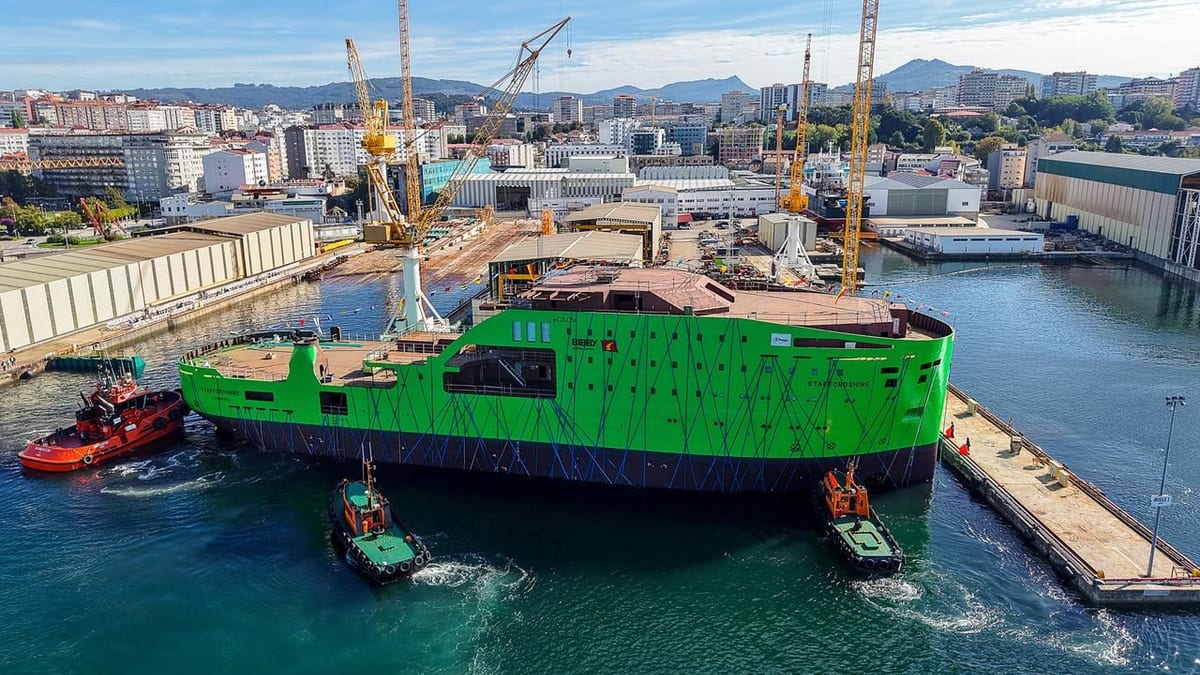 Fotografía que ilustra la noticia: Armón construirá un buque 100% eléctrico para la eólica marina, un hito para el naval gallego en plena transición energética