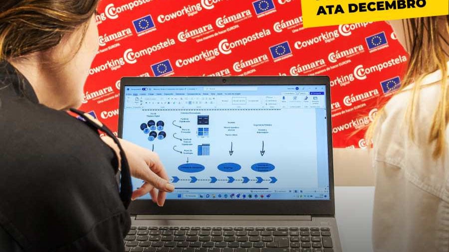 Fotografía que ilustra la noticia: La Cámara de Santiago abre gratis su coworking hasta final de año para impulsar la digitalización empresarial